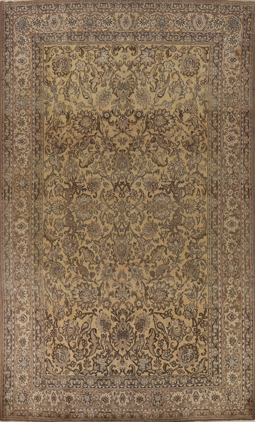 Vintage Floral Shahreza Persian Area Rug 7x13
