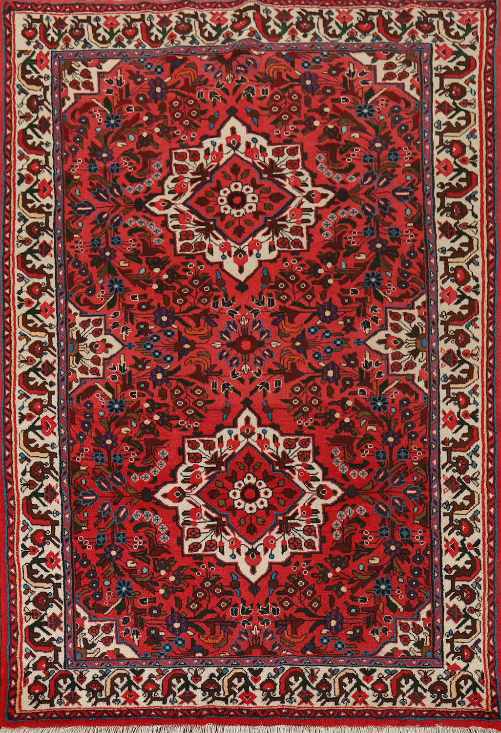 Handmade Floral Lilian Persian Rug 5x7