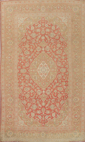 Traditional Floral Mashad Persian Area Rug 7x11