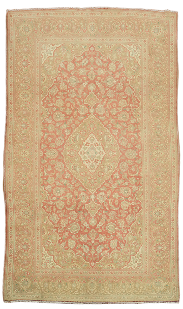 Traditional Floral Mashad Persian Area Rug 7x11
