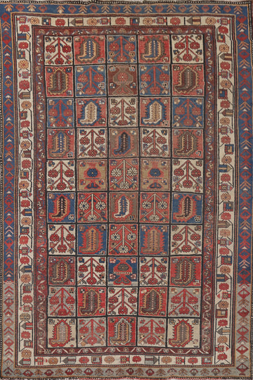Garden Design Bakhtiari Persian Area Rug 7x9