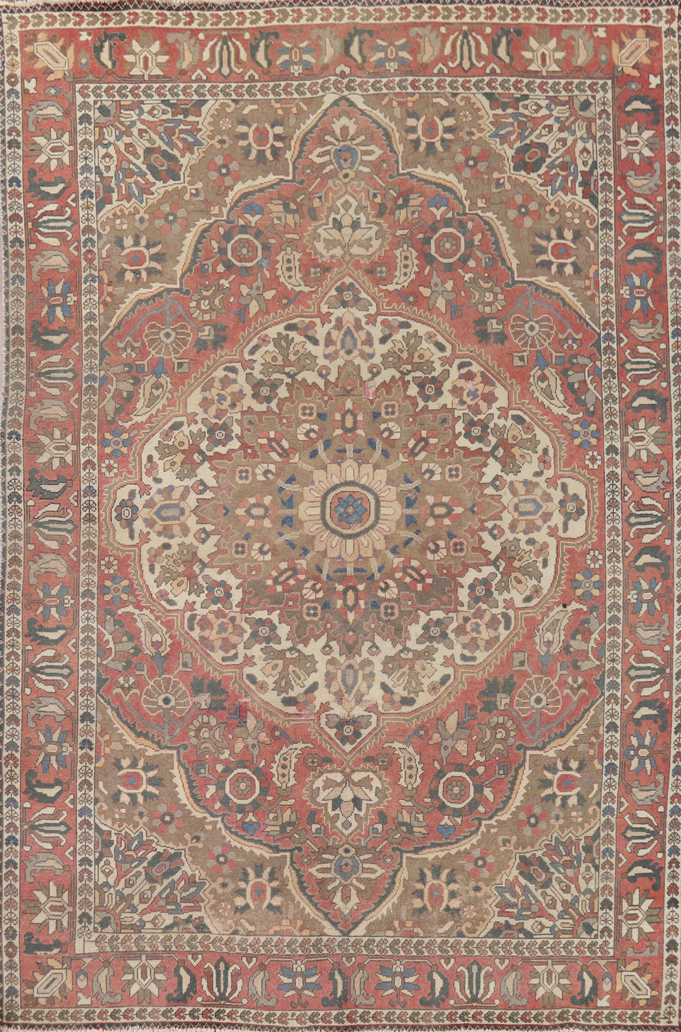 Handmade Wool Bakhtiari Persian Area Rug 7x10