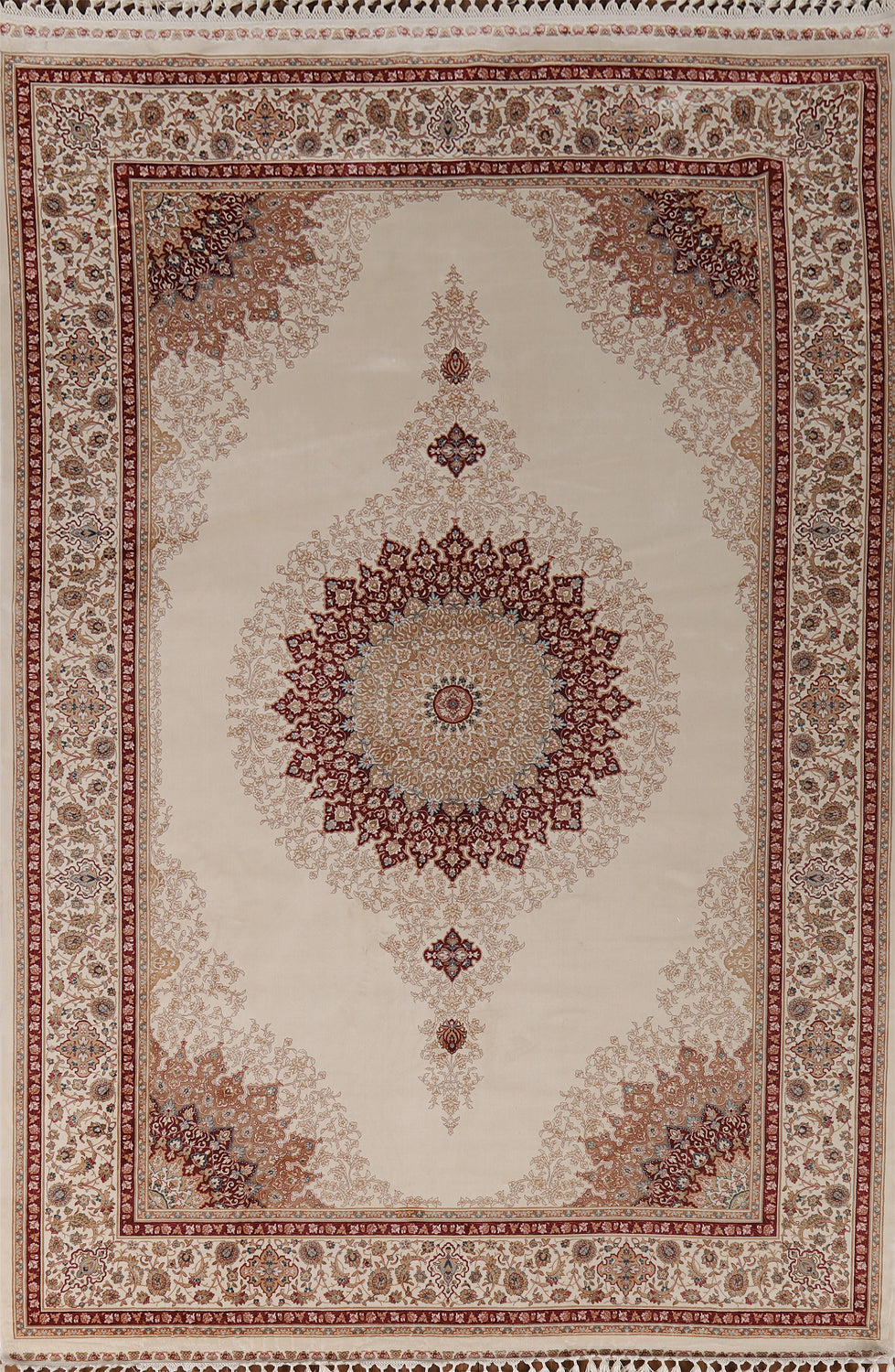 Traditional Turkish Tabriz Living Room Rug 7x10
