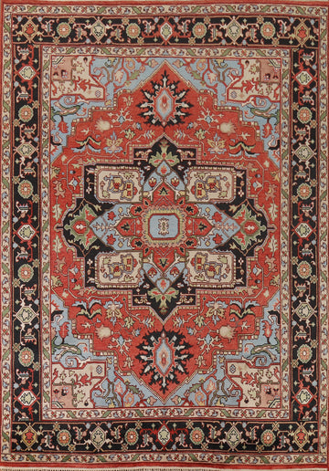 Handmade Wool Heriz Serapi Oriental Area Rug 9x12