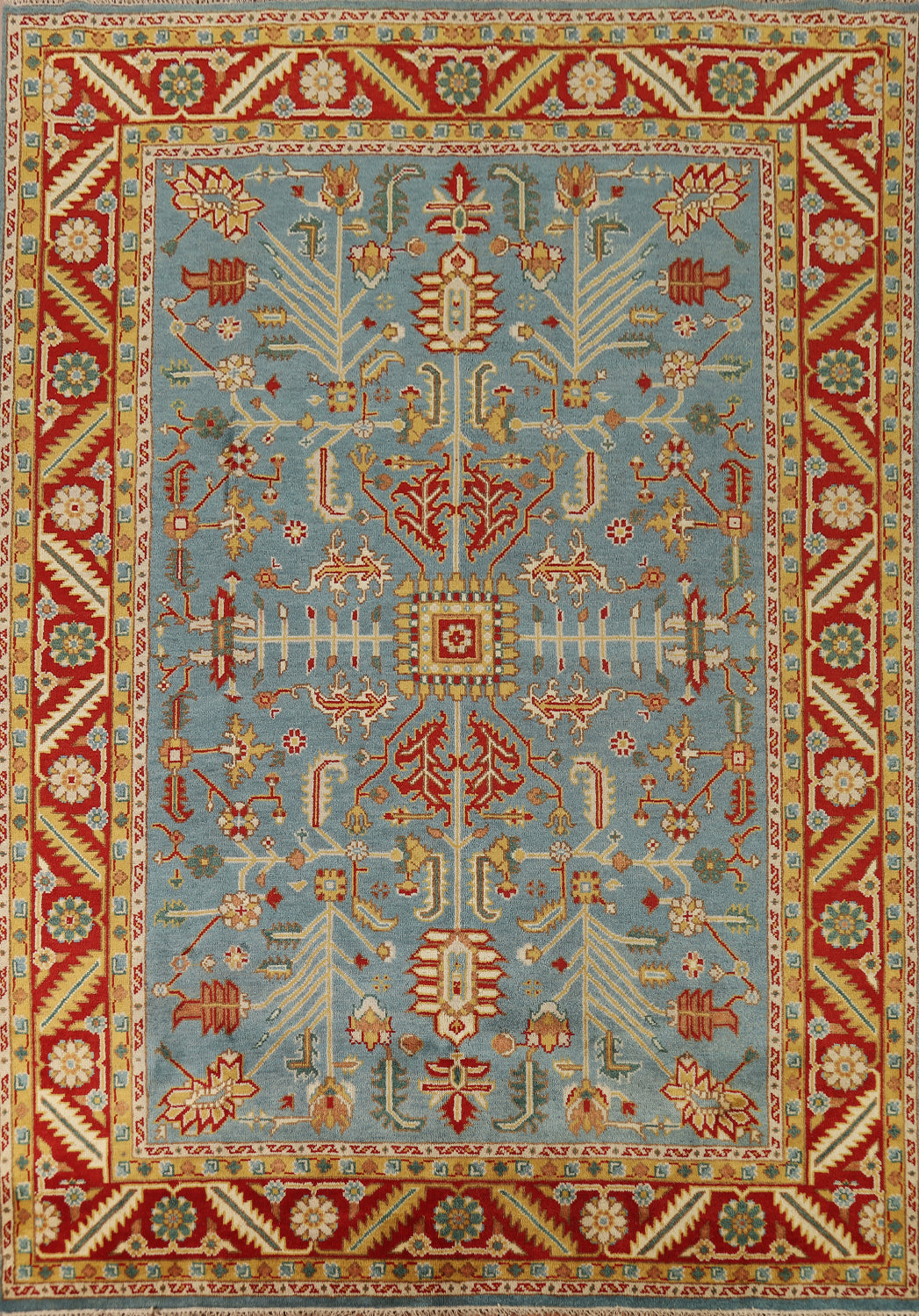 Light Blue Heriz Serapi Oriental Area Rug 9x12