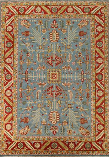 Light Blue Heriz Serapi Oriental Area Rug 9x12