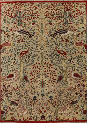Animals Design Ziegler Handmade Area Rug 8x10