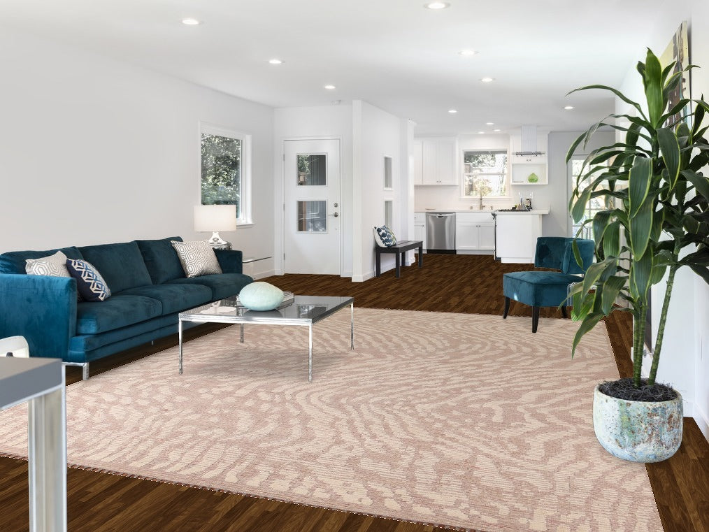 Earth Tone Abstract Wool Moroccan Area Rug 9x12