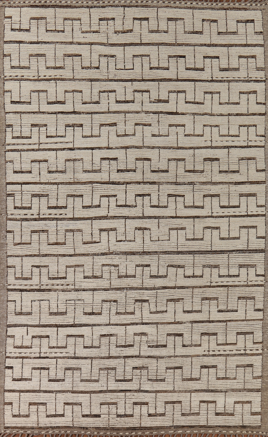 All-Over Wool Handmade Moroccan Modern Area Rug 8x12