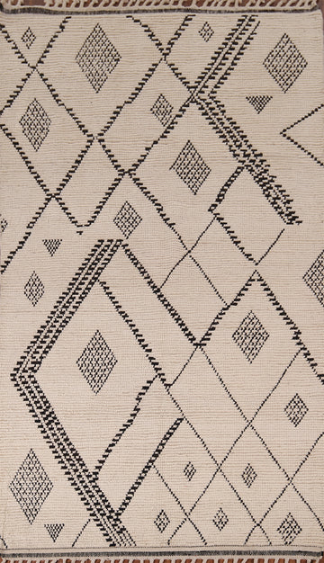 Geometric Moroccan Oriental Area Rug 5x9