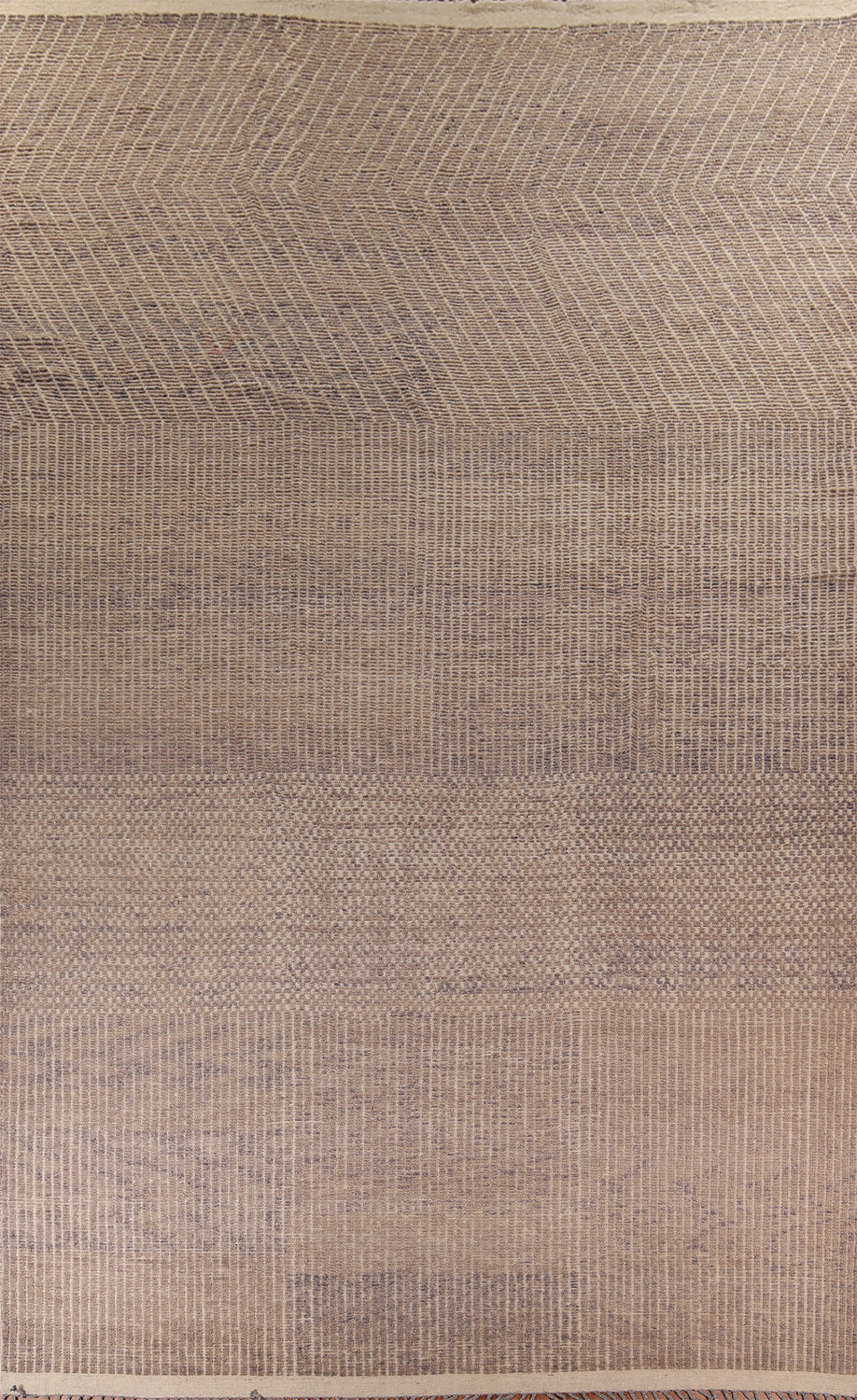 Handmade Brown Moroccan Oriental Large Rug 12x19