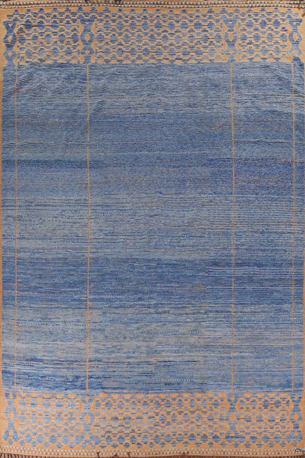 Handmade Blue Moroccan Oriental Large Rug 12x16