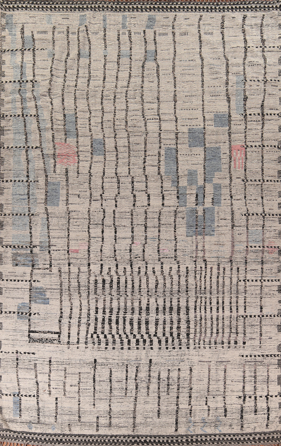 Earth Tone Moroccan Oriental Large Rug 10x15