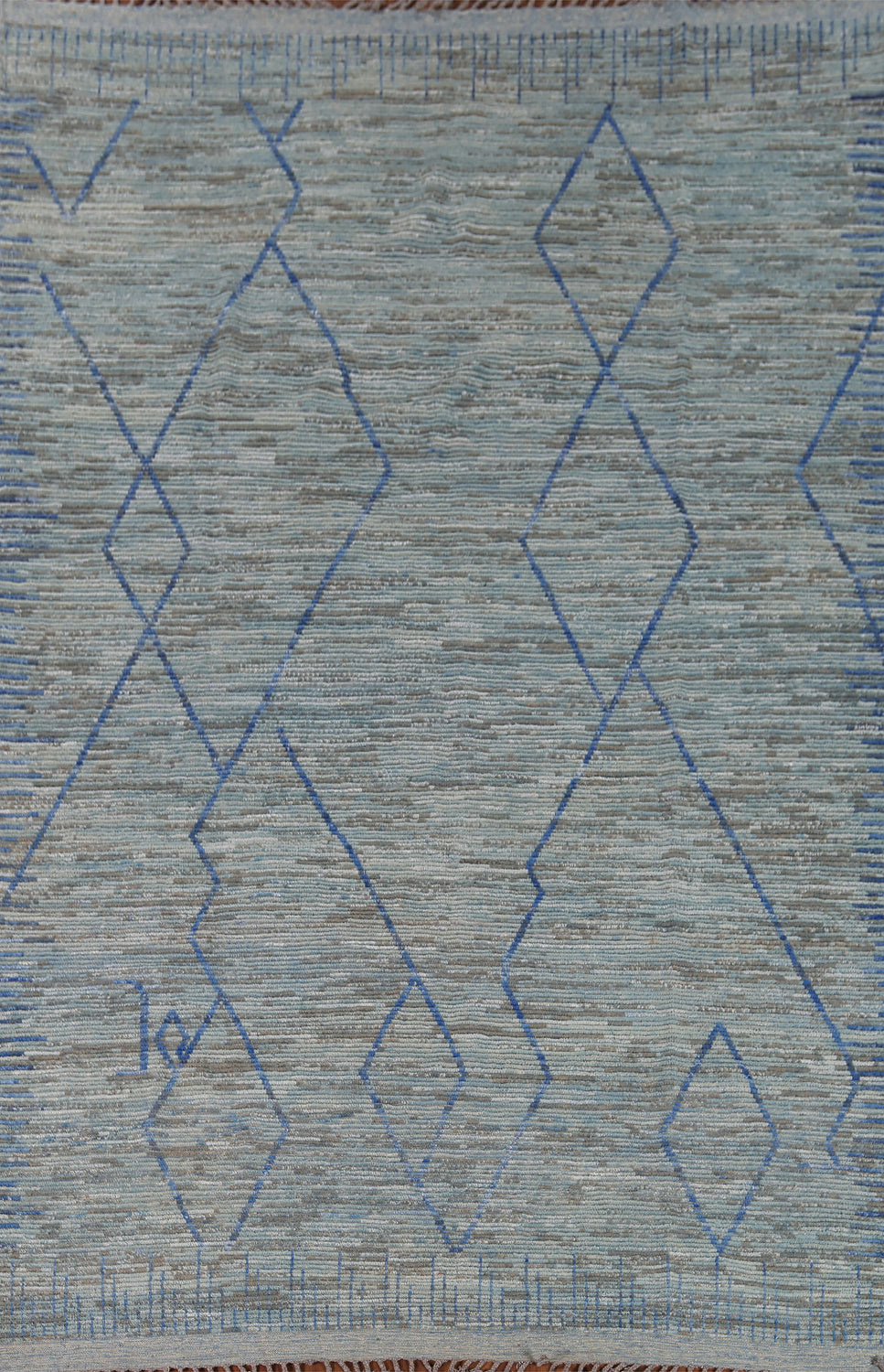Handmade Wool Moroccan Oriental Area Rug 9x13