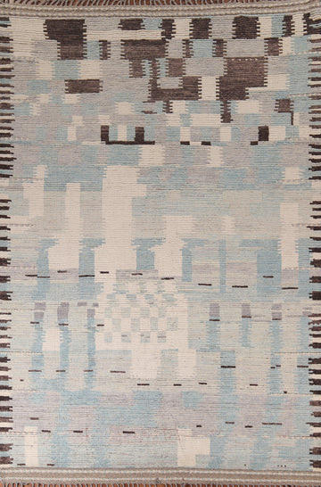 Handmade Wool Moroccan Abstract Area Rug 9x12