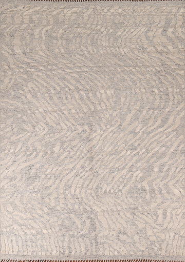 All-Over Abstract Moroccan Wool Area Rug 8x10