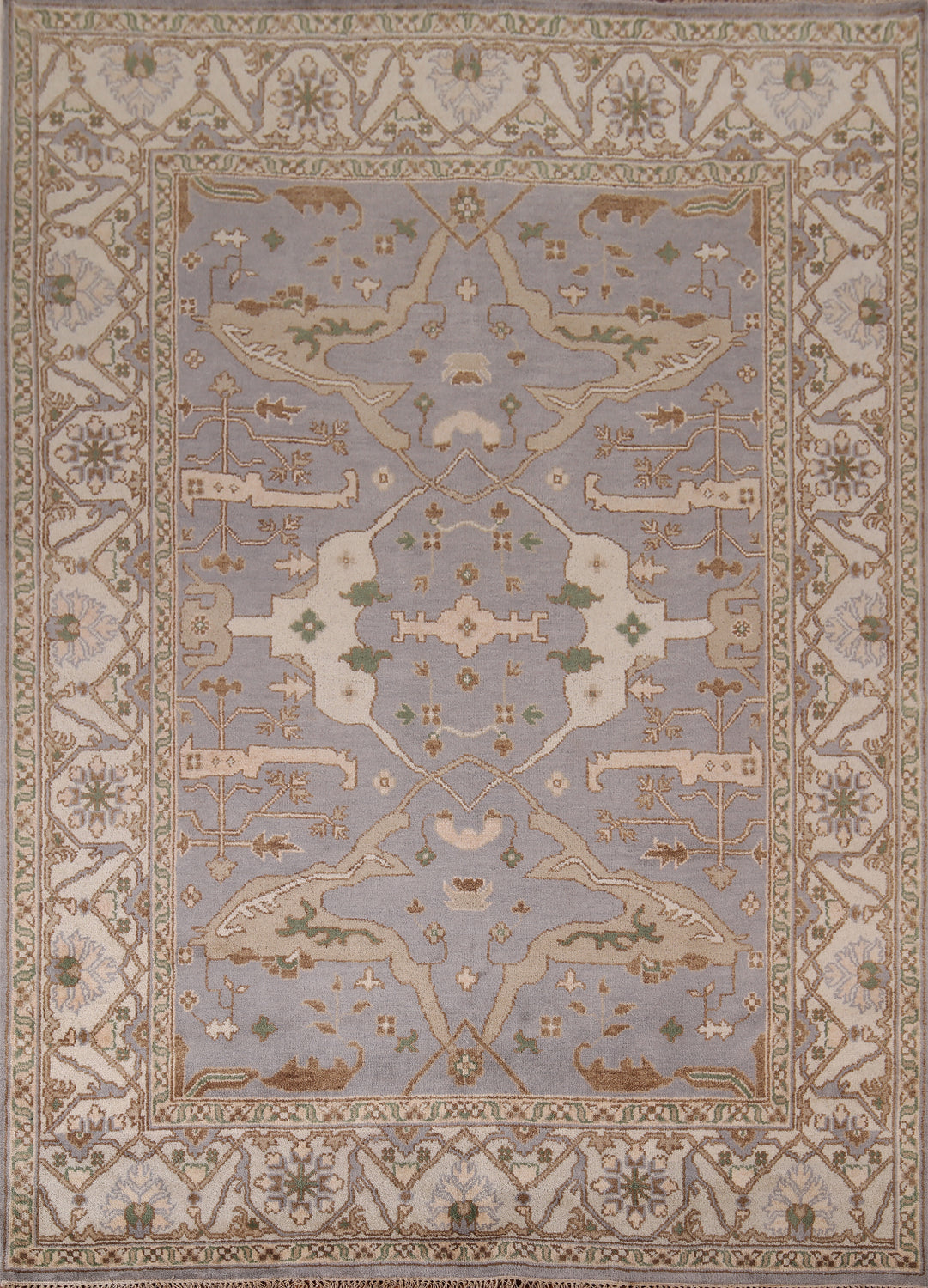 Handmade Wool Oushak Indian Area Rug 8x10