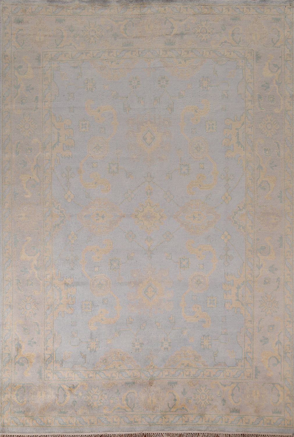 All-Over Wool Oushak Handmade Area Rug 8x10