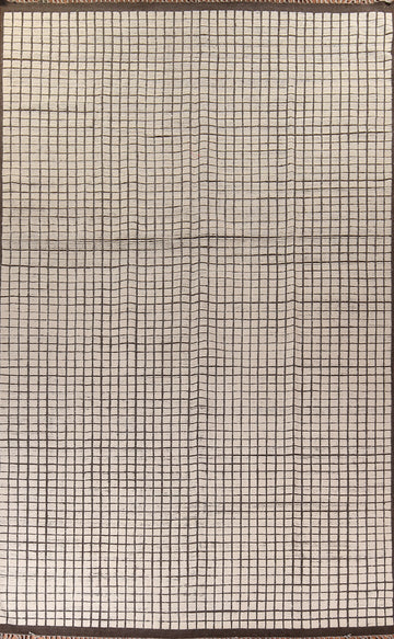 All-Over Checkered Moroccan Modern Large Rug 12x19