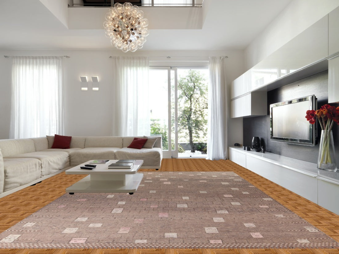 Handmade Wool Moroccan Large Modern Rug 12x18