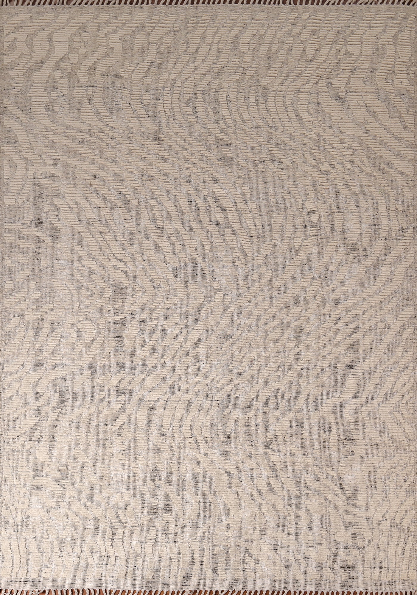 All-Over Wool Moroccan Abstract Area Rug 8x10