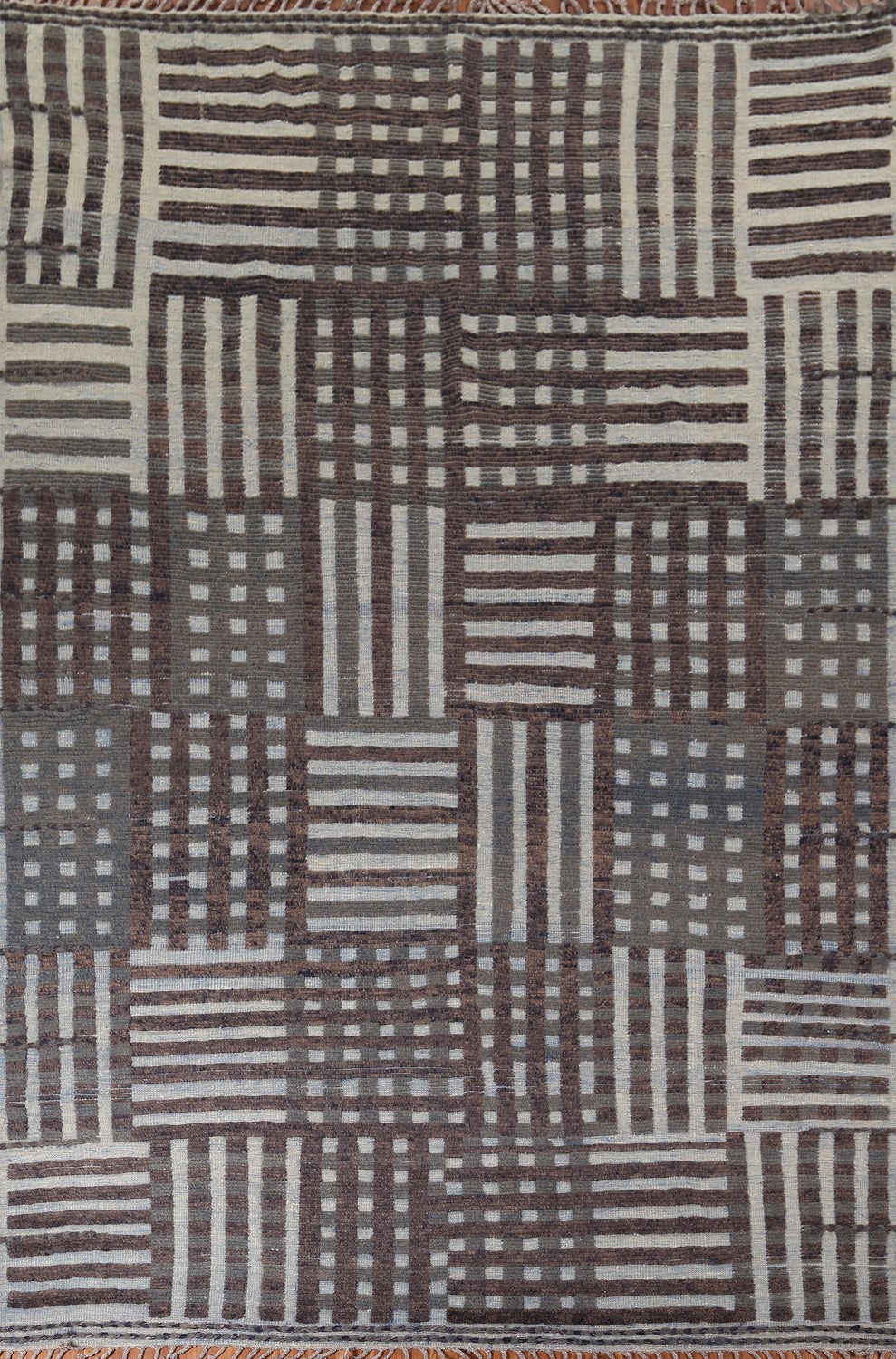 All-Over Checkered Moroccan Oriental Area Rug 9x13
