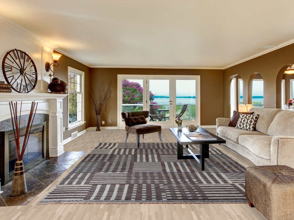 All-Over Checkered Moroccan Oriental Area Rug 9x13