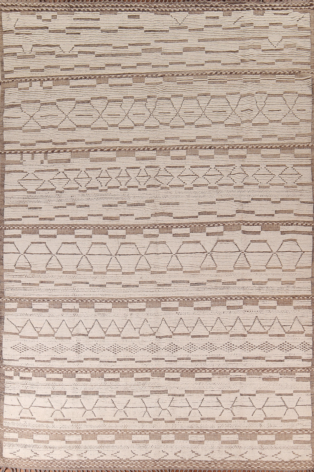Handmade Wool Moroccan Oriental Large Rug 10x14