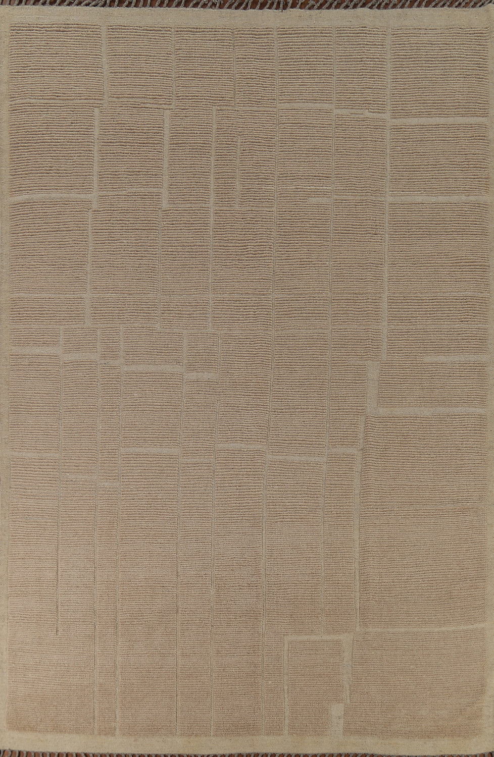 All-Over Wool Moroccan Abstract Area Rug 9x12