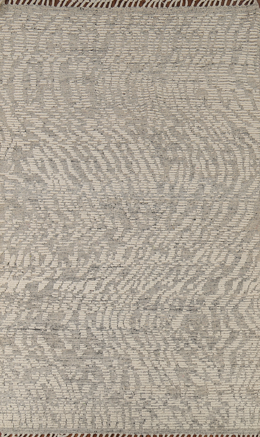 All-Over Abstract Moroccan Modern Area Rug 5x8