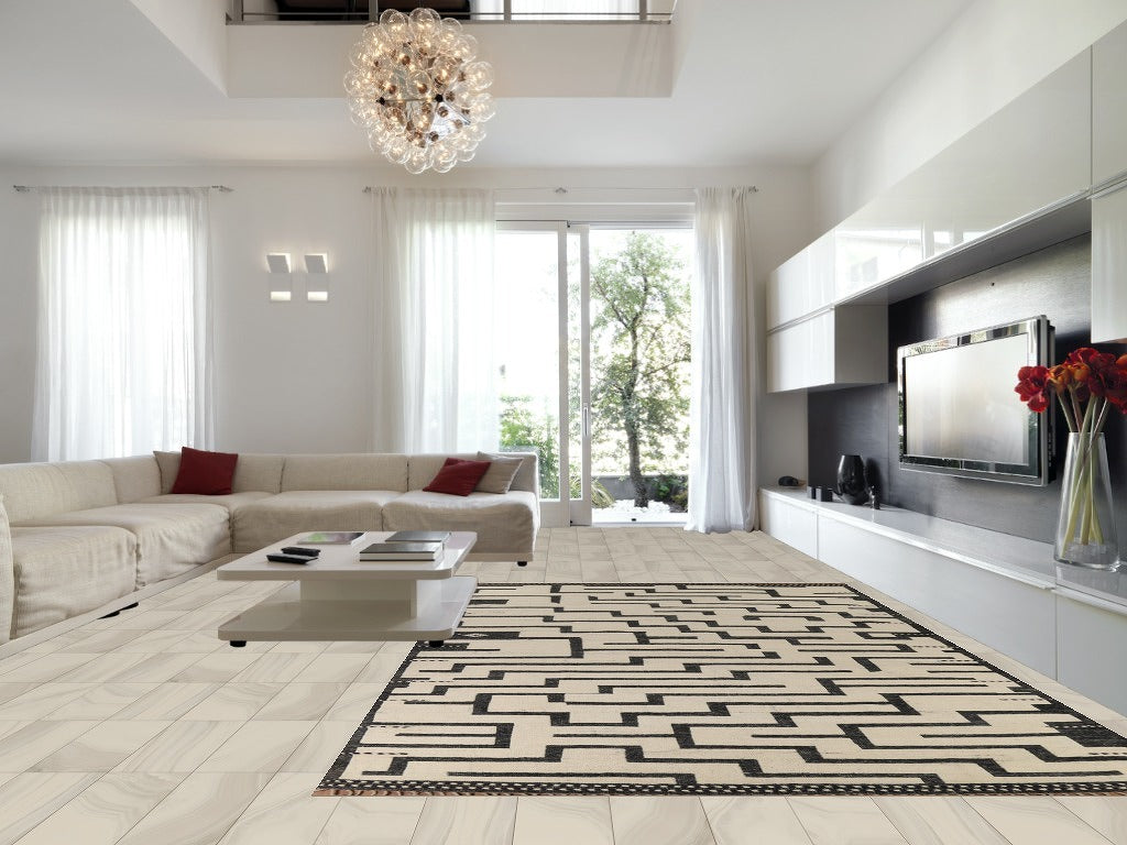 Handmade Geometric Moroccan Large Rug 10x15
