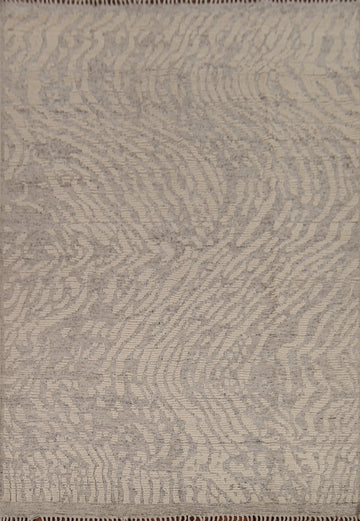 All-Over Handmade Moroccan Abstract Area Rug 8x10