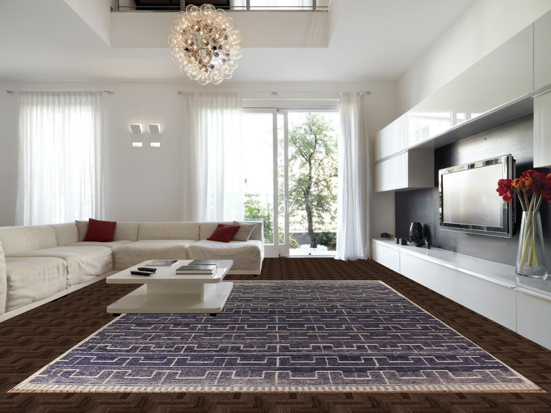 All-Over Handmade Moroccan Palace Size Rug 12x17