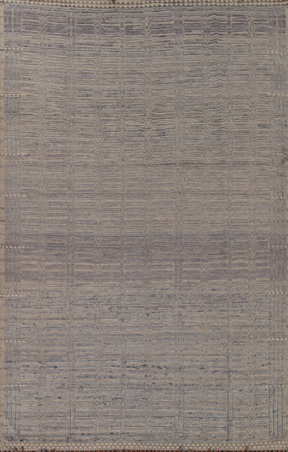 All-Over Striped Moroccan Handmade Large Rug 10x14