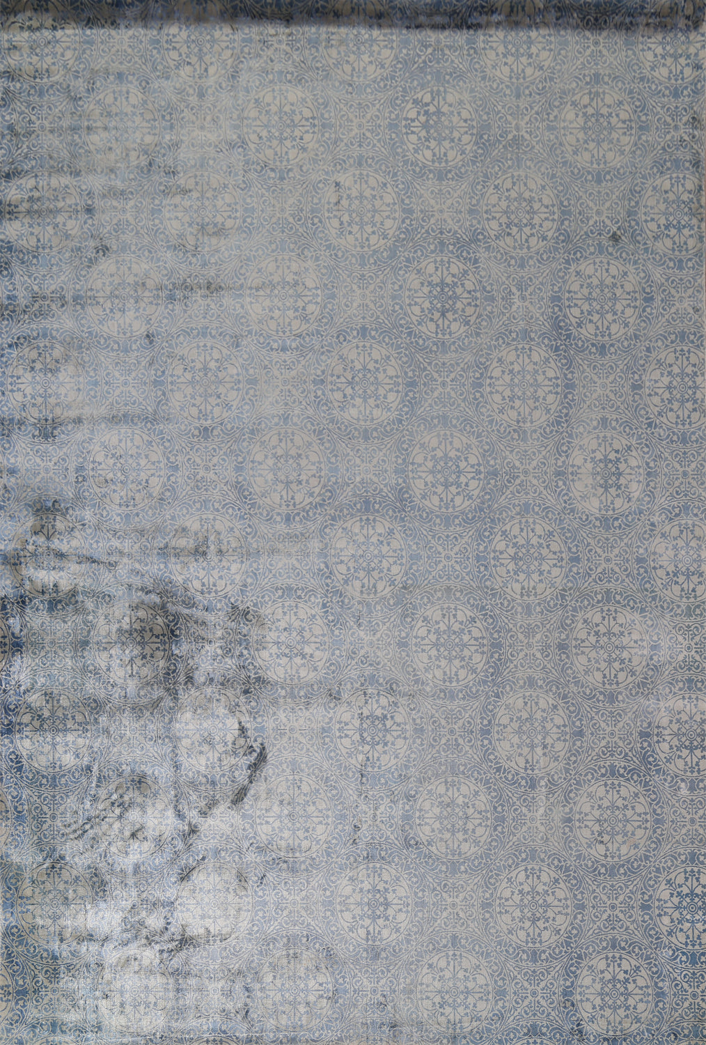 All-Over Geometric Abstract Indian Area Rug 8x11