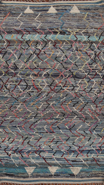 All-Over Moroccan Abstract Area Rug 5x9