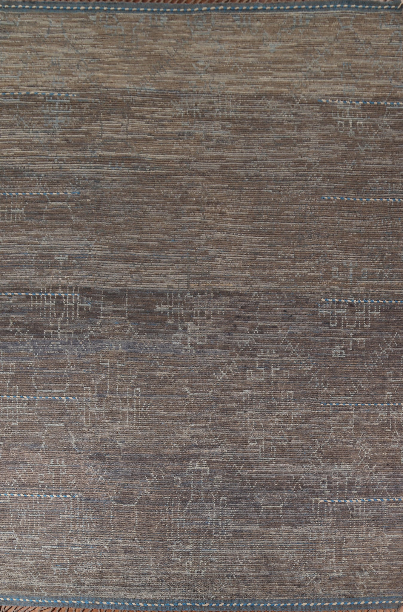 Handmade Abstract Moroccan Modern Area Rug 9x13