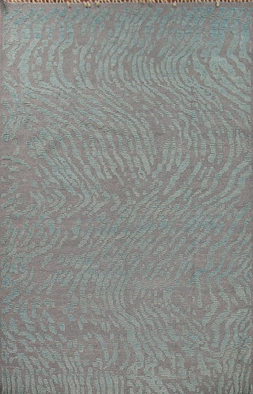 All-Over Abstract Moroccan Area Rug 10x12