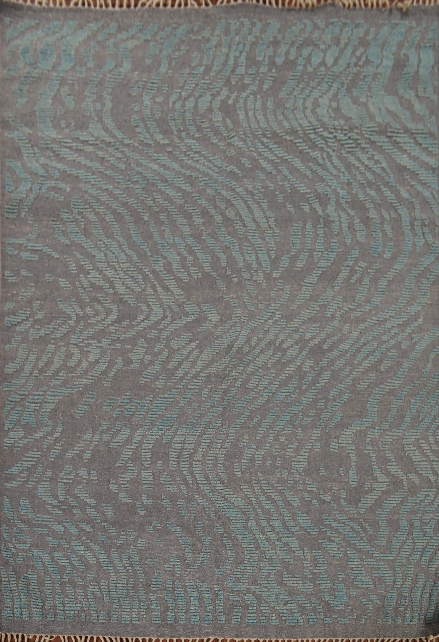 Handmade Wool Moroccan Abstract Area Rug 8x10
