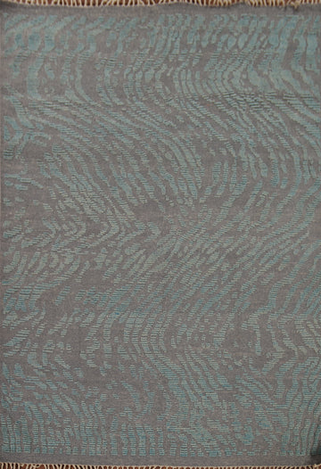 Handmade Wool Moroccan Abstract Area Rug 8x10