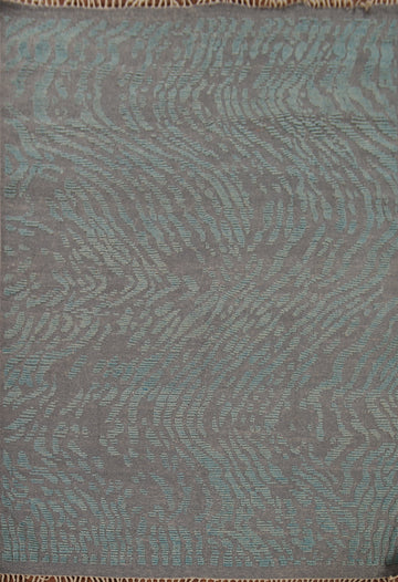 Handmade Wool Moroccan Abstract Area Rug 8x10