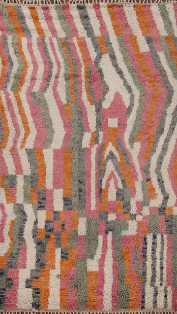 All-Over Moroccan Abstract Area Rug 6x10