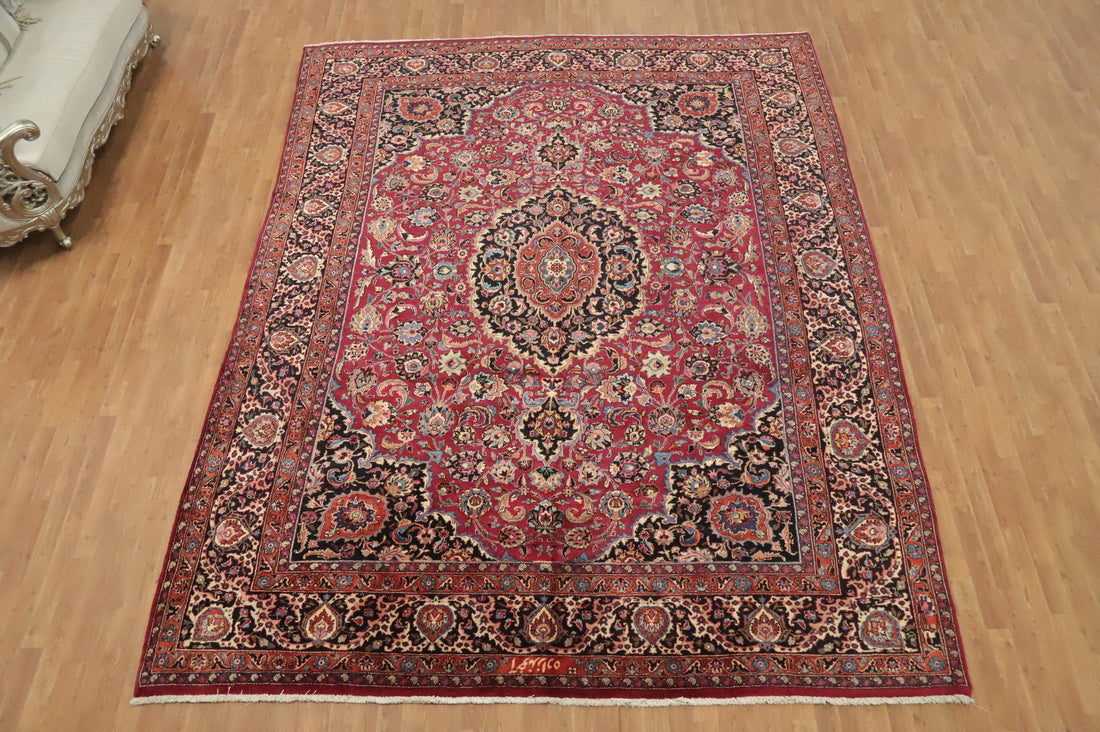 Traditional Mashad Persian Area Rug 10x13