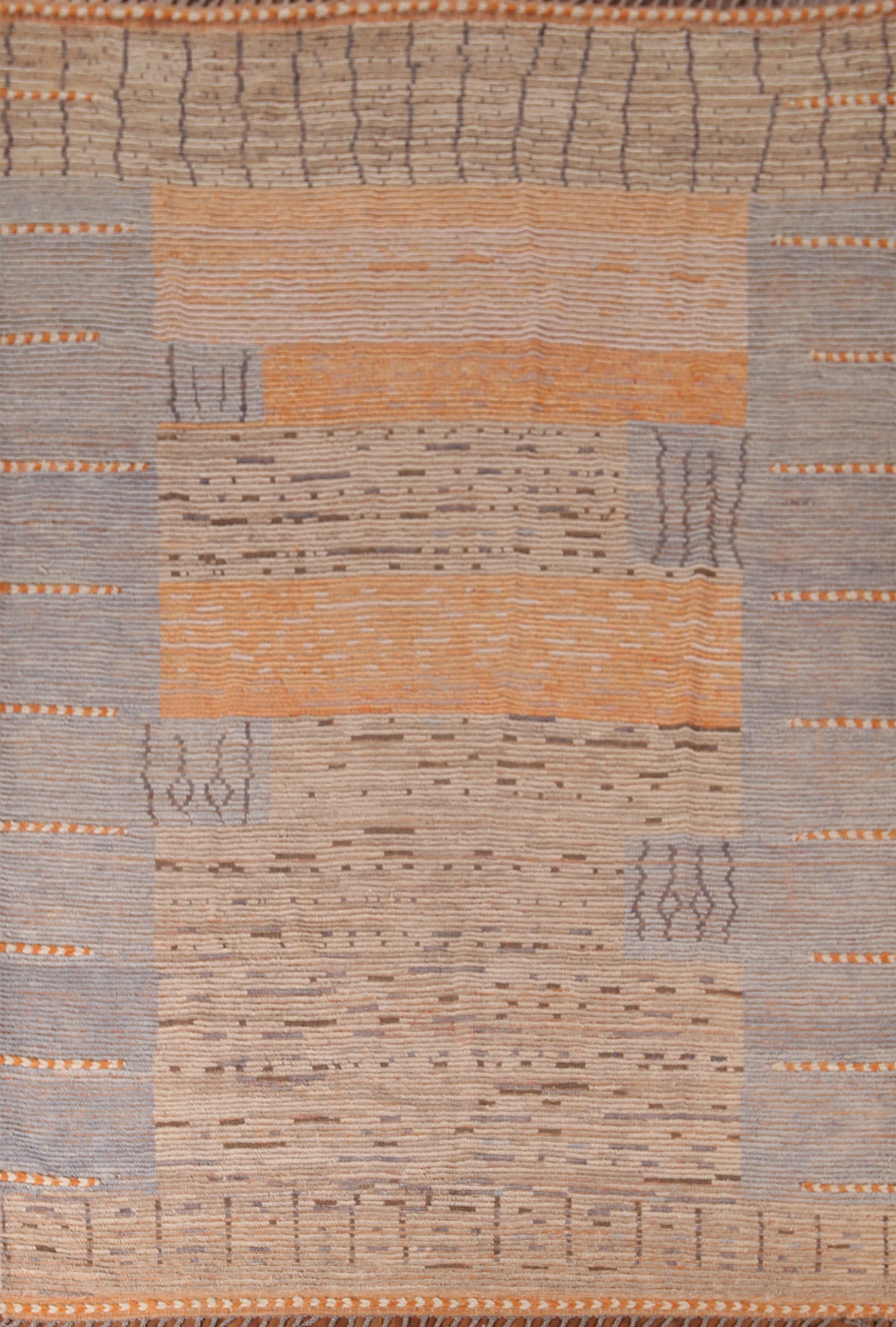 Handmade Wool Moroccan Abstract Area Rug 8x11