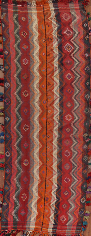 Flat Weave Tribal Kilim Persian Runner Rug 5x16