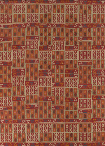 All-Over Geometric Kilim Oriental Area Rug 8x10