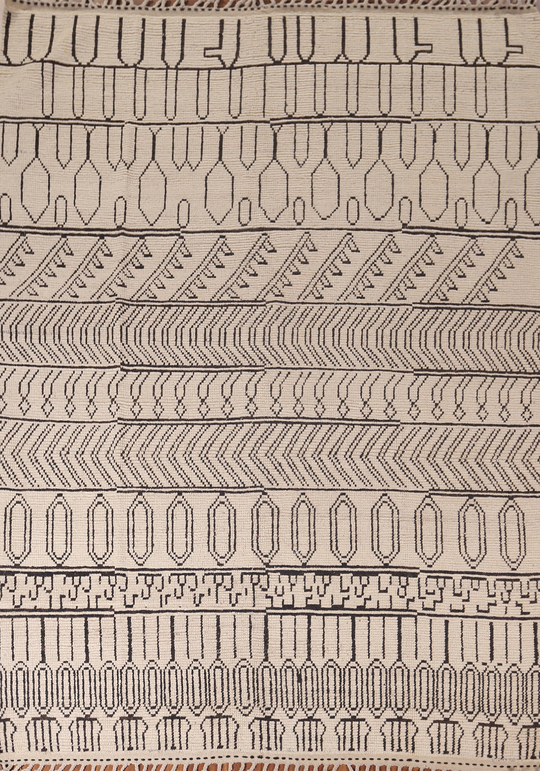 All-Over Geometric Moroccan Modern Area Rug 8x10