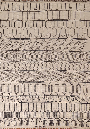 All-Over Geometric Moroccan Modern Area Rug 8x10
