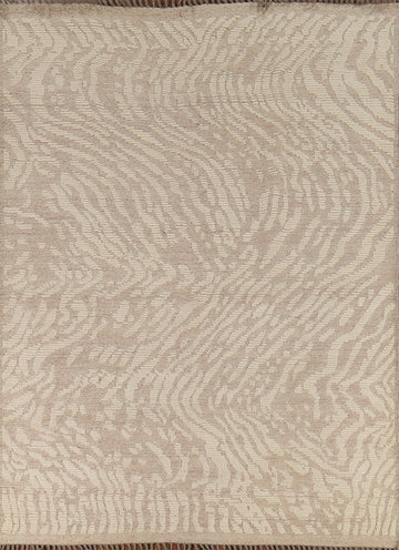 Handmade Wool Moroccan Abstract Area Rug 8x10