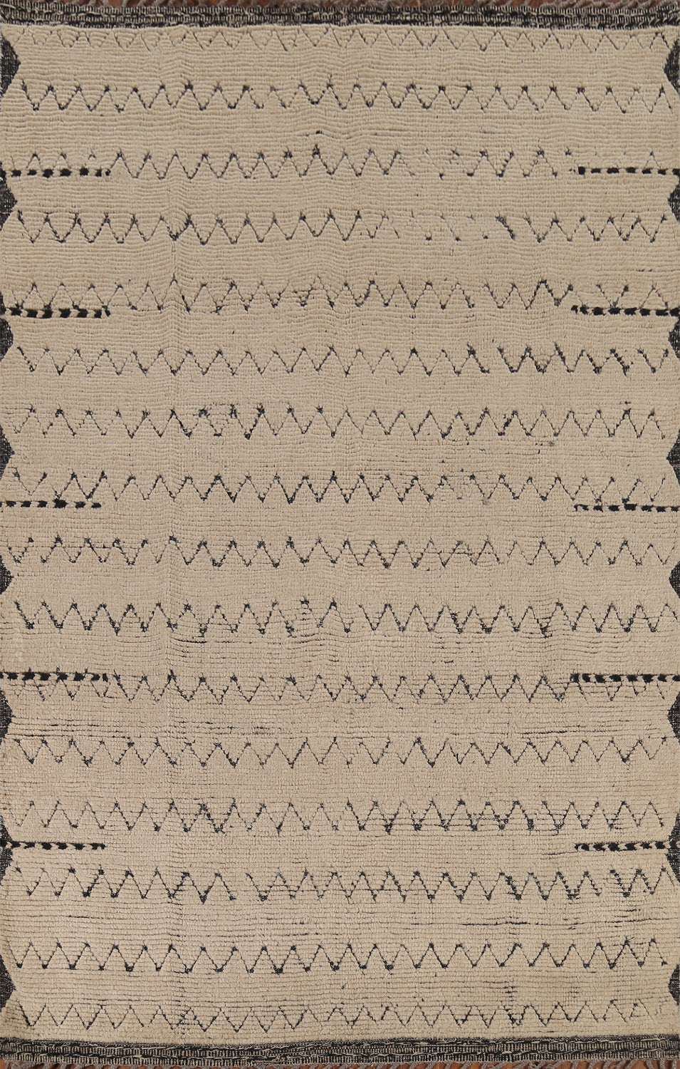Chevron Style Moroccan Living Room Area Rug 6x10